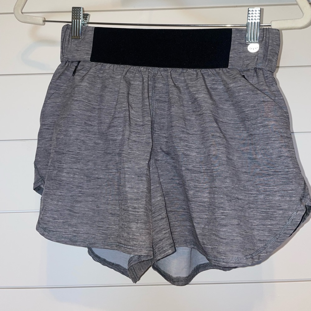 Senita running shorts with thick black waist band